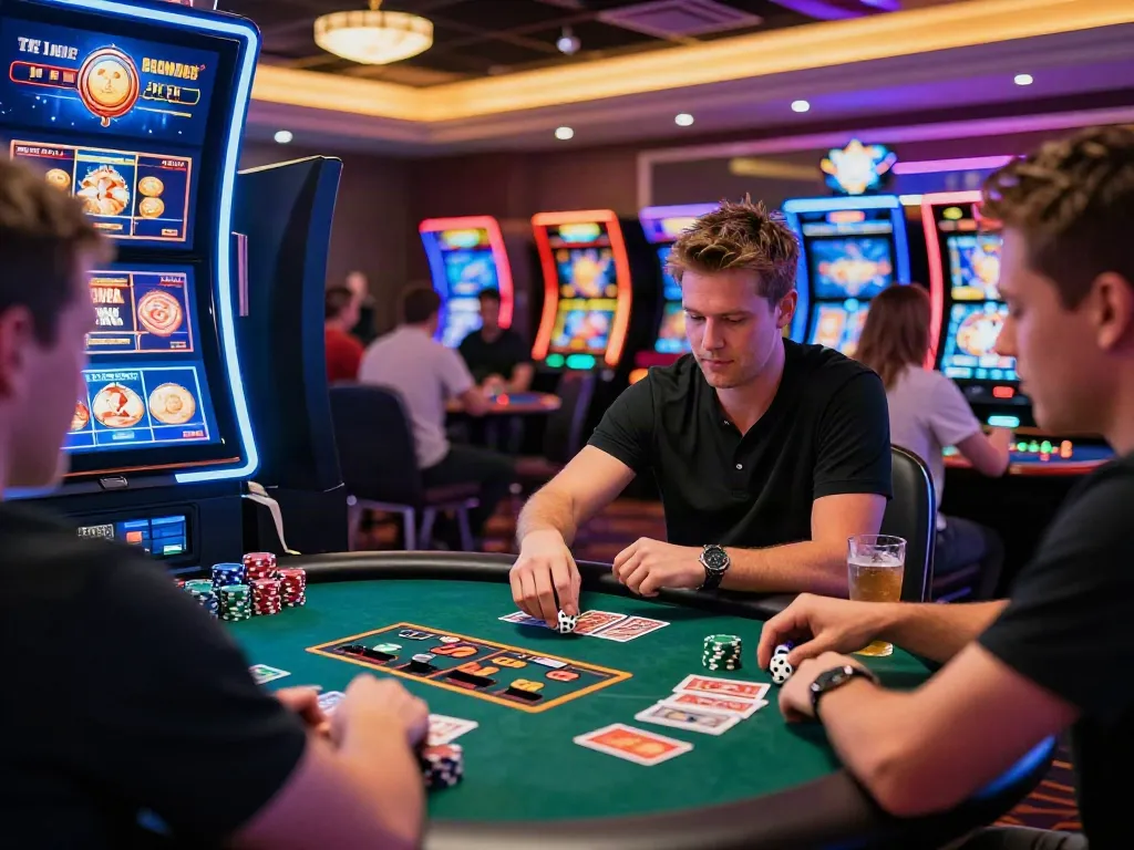 Exciting online casinos not on GamStop showcasing vibrant gaming atmosphere and player engagement.