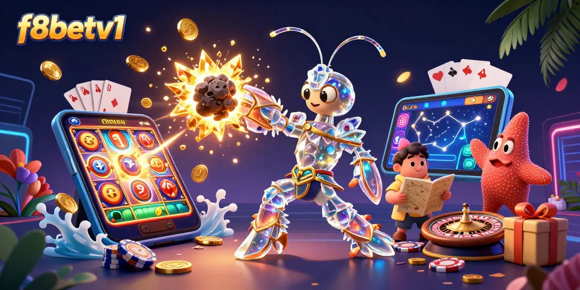 Experience the explosive gaming action of f8betv1 with captivating creatures and colorful casino elements.
