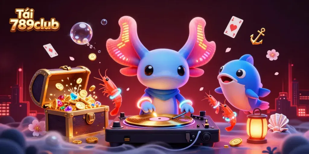 Play exciting games and Tải 789club for big wins with vibrant characters and casino elements.