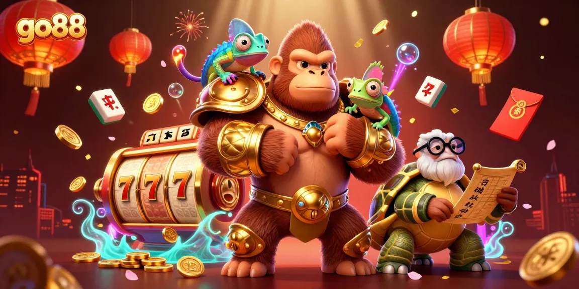 Join the adventure at go88 with exciting slots, winning jackpots, and vibrant 3D characters.
