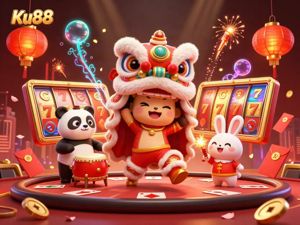 Experience thrilling gameplay with Ku88 in a vibrant online casino atmosphere.