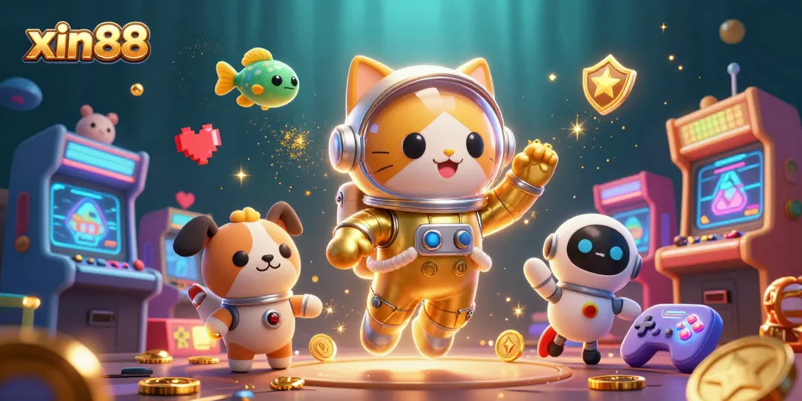 Experience the excitement of gaming with xin 88 in a vibrant casino-themed galaxy.