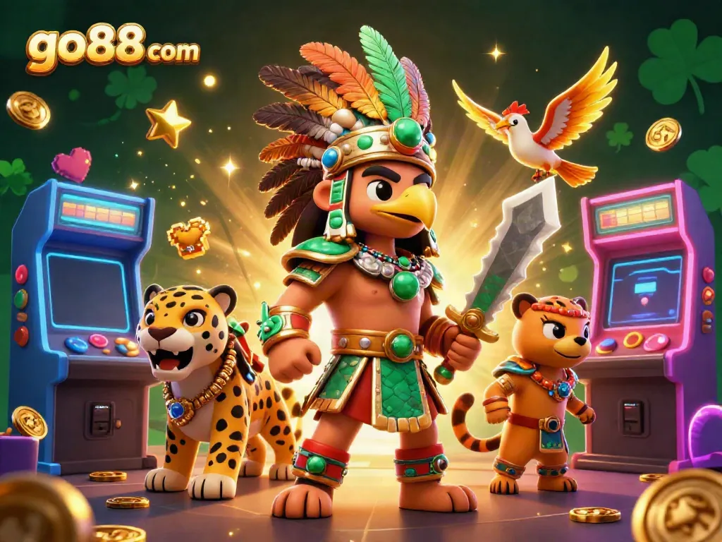 Engage with vibrant casino action at go88 com featuring colorful characters and game elements.
