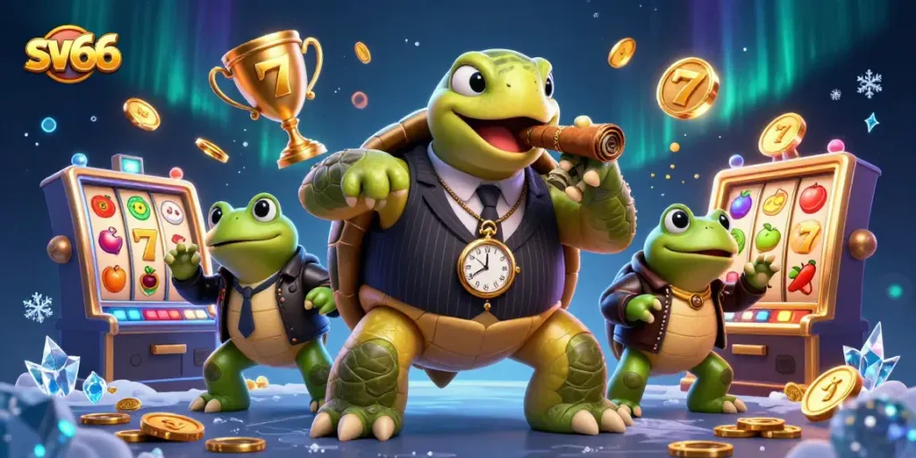 Experience thrilling gameplay at sv66 with a vibrant slot game illustration filled with action and excitement.