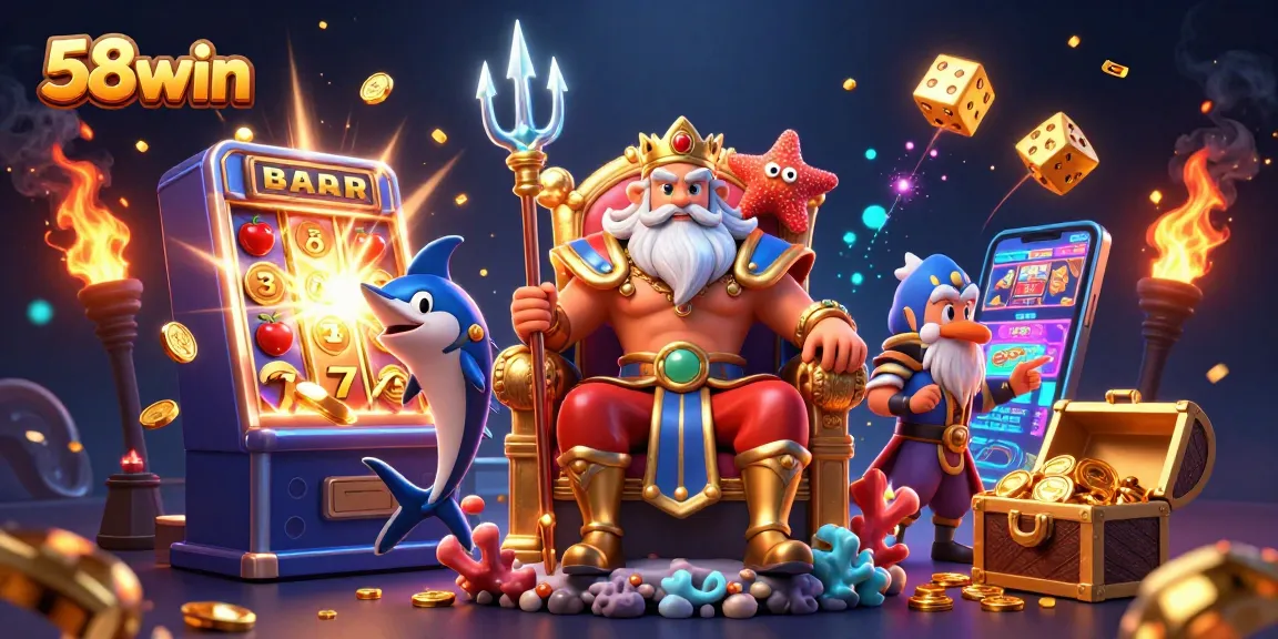Experience thrilling slots and jackpots with 58win's vibrant casino adventure.
