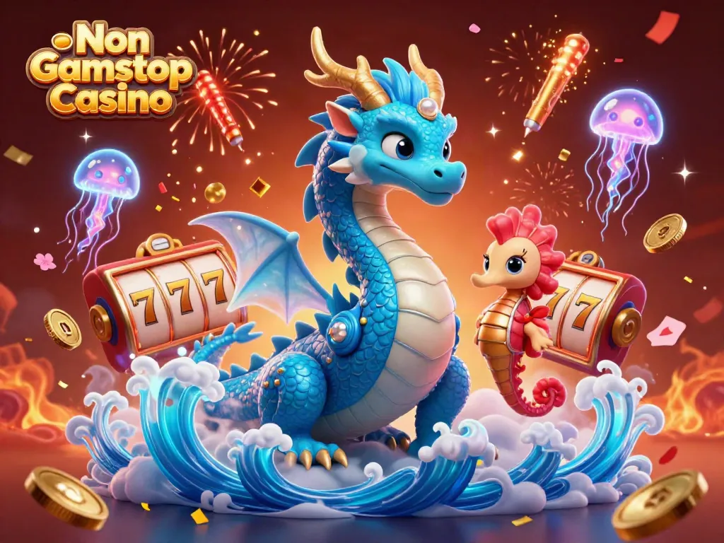 Engage in thrilling gaming at Non Gamstop Casino with vibrant characters and dynamic elements.