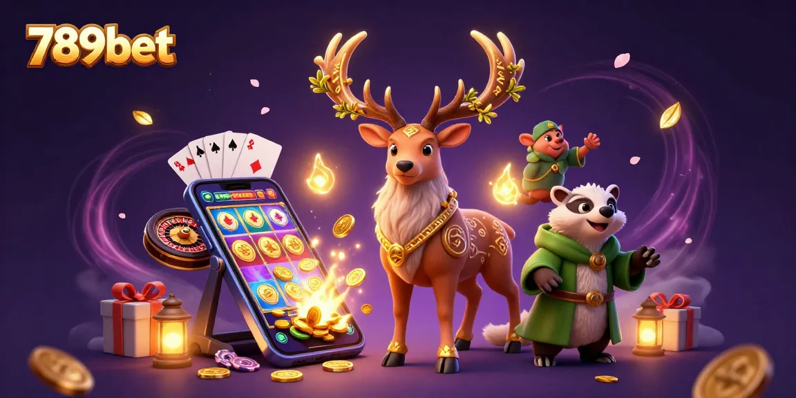 Spin the reels and win with 789bet's dynamic casino scene featuring engaging game elements.