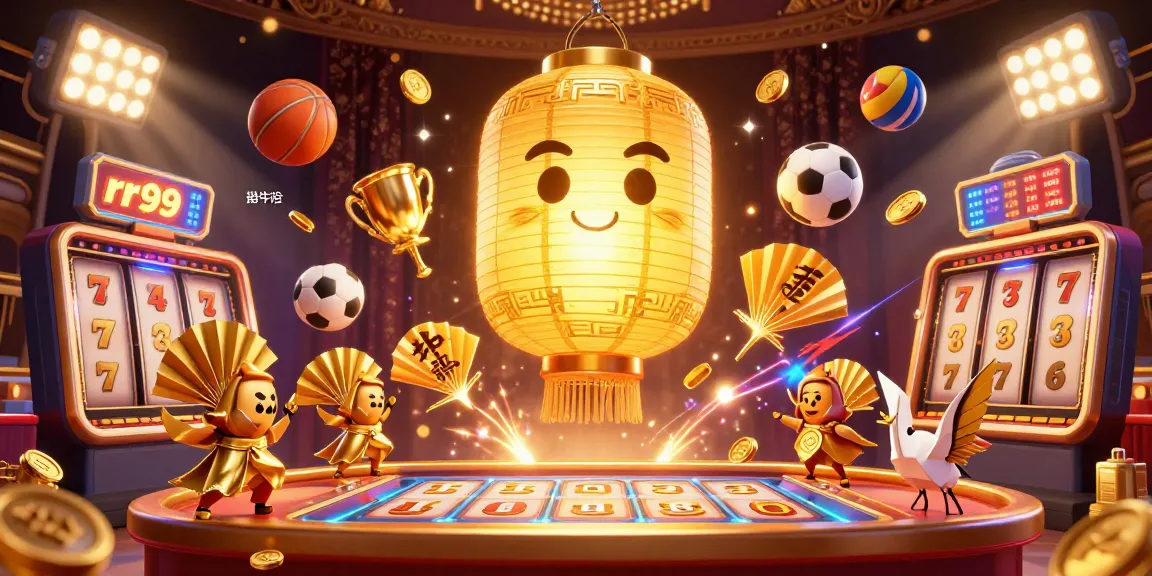 Experience exhilarating gameplay with rr99 casino slots showcased in a vibrant 3D illustration.