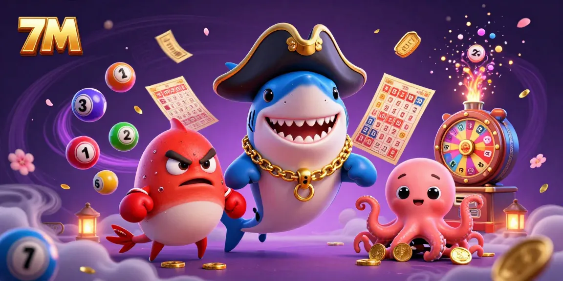 Engage in thrilling gaming with 7M featuring lively characters and dynamic lottery elements.