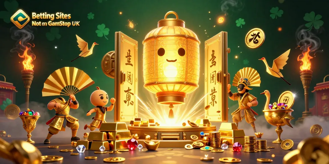 Experience the thrill of Betting Sites Not on GamStop UK with vibrant casino elements and exciting characters.