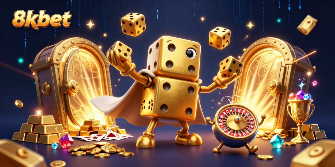 Experience thrilling gameplay at 8xbet with golden dice golems and dynamic game elements.