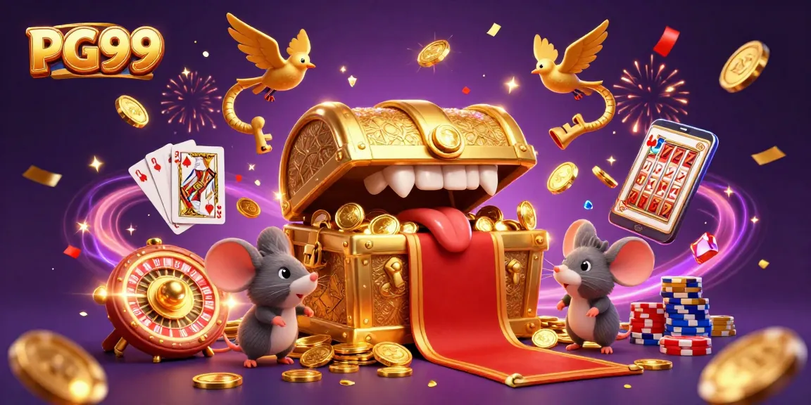 PG99 invites players with exciting treasures and a vibrant casino atmosphere filled with gold.